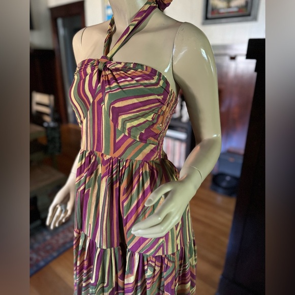 Summer dress halter 70’s inspired - Picture 4 of 6